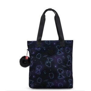 Kipling x Peanuts Merita Tote Bag Snoopy Constellation Weightless Star NWT